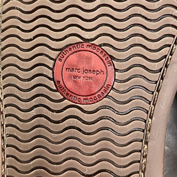 Marc Joseph NY Union Street Loafers Men's 12 Cognac Leather Brazil Driving Shoes - Picture 15 of 17